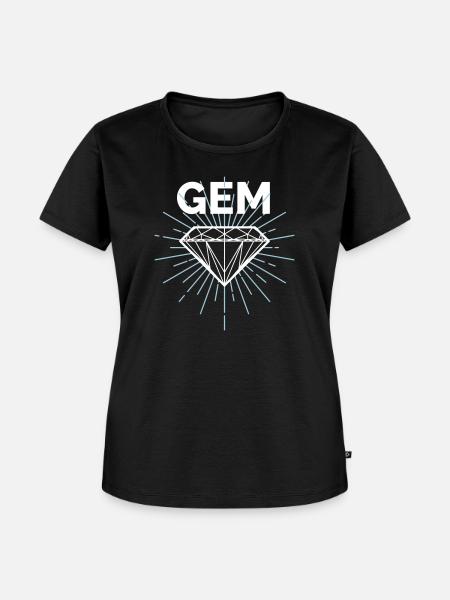 Edelstein! - Frauen Premium Bio T-Shirt - Schwarz