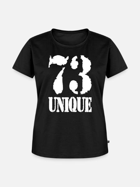 73 - Frauen Premium Bio T-Shirt - Schwarz