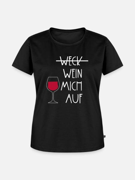 Weck Wein - Frauen Premium Bio T-Shirt - Schwarz