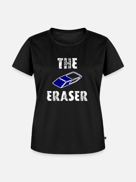 The Eraser - Frauen Premium Bio T-Shirt - Schwarz