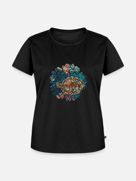 Unterwasserwelt - Frauen Premium Bio T-Shirt - Schwarz