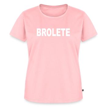 Brolete - the bro Athlete - Frauen Premium Bio T-Shirt - Rosa - Vorne - AI Model Female 172 dark (172cm)