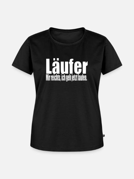 Läufer Mir reichts ich geh jetzt laufen Marathon - Frauen Premium Bio T-Shirt - Schwarz