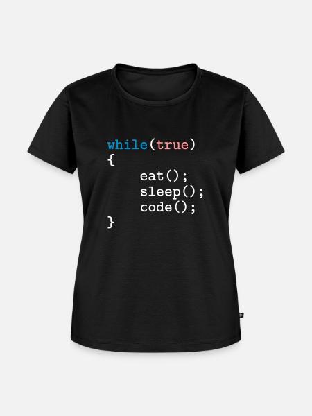 Programmierer, Software, Informatik, Developer - Frauen Premium Bio T-Shirt - Schwarz