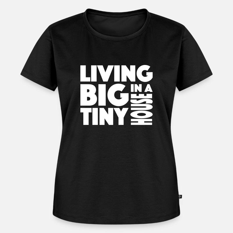 Tiny house - Women's Premium Organic T-shirt - black