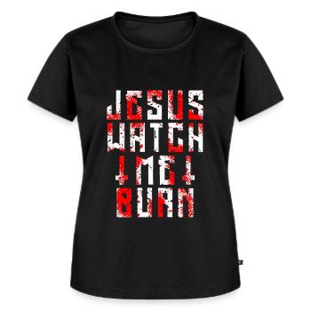 Lustiger Spruch für Heiden - Frauen Premium Bio T-Shirt - Schwarz - Vorne - Selfina (174cm)