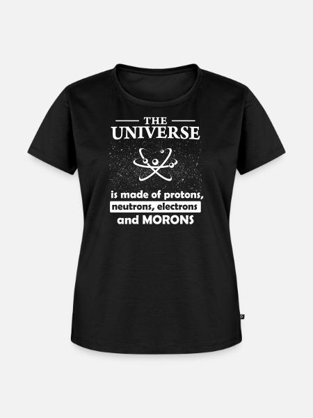 The Universe - Frauen Premium Bio T-Shirt - Schwarz