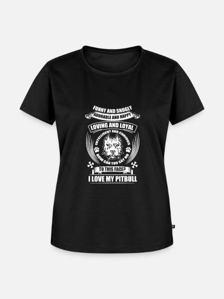 Pitbull - Frauen Premium Bio T-Shirt - Schwarz
