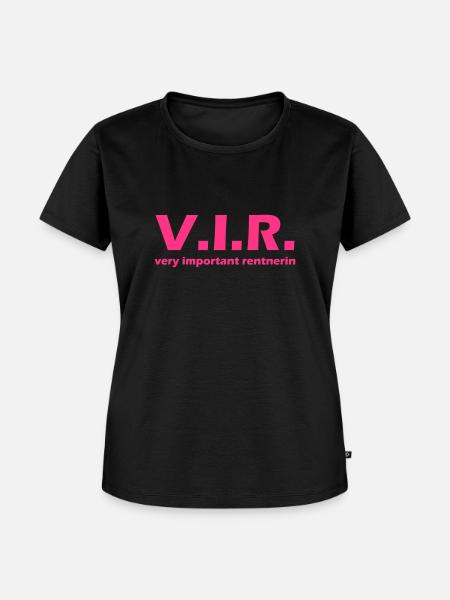rentnerin - Frauen Premium Bio T-Shirt - Schwarz