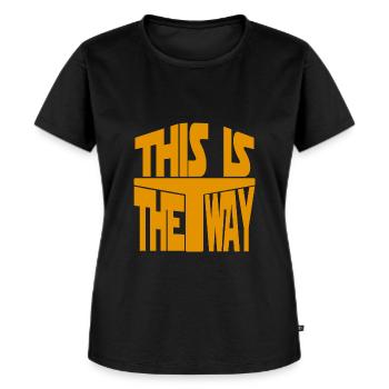 la façon dont la science-fiction - T-shirt Premium bio Femme - noir - Devant - Selfina (174cm)
