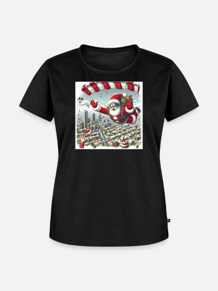 Weihnachts Design 13 - Frauen Premium Bio T-Shirt - Schwarz