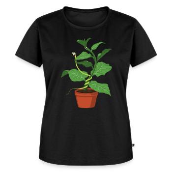 Plant Fight between Tobacco and Dodder - Women's Premium Organic T-shirt - black - Front - Selfina (174cm)