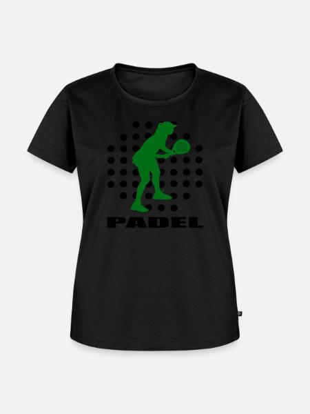 Padel - Frauen Premium Bio T-Shirt - Schwarz