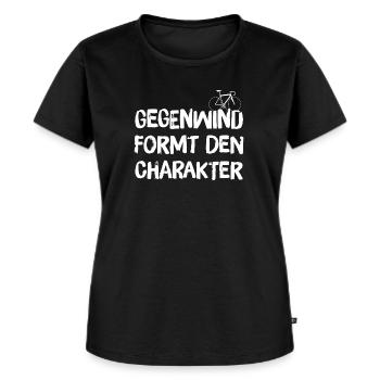 Fahrrad - Frauen Premium Bio T-Shirt - Schwarz - Vorne - Selfina (174cm)