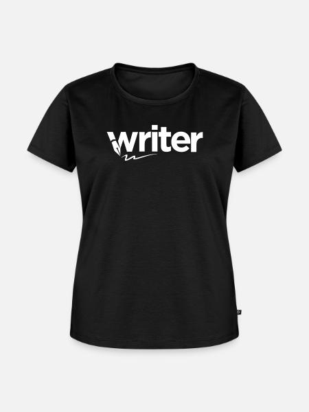 Writer - Autor - Frauen Premium Bio T-Shirt - Schwarz
