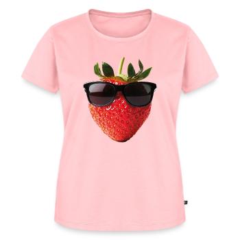 Strawberry Sunglasses Cool - Women's Premium Organic T-shirt - rose - Front - AI Model Female 172 dark (172cm)