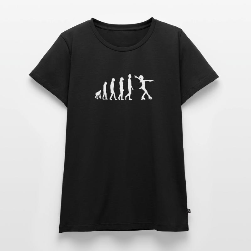 Rollkunstlauf Evolution Frauen Premium Bio T-Shirt