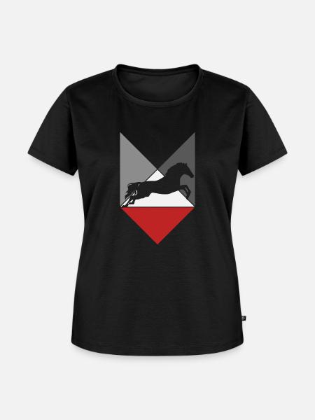 Springreiten - Frauen Premium Bio T-Shirt - Schwarz