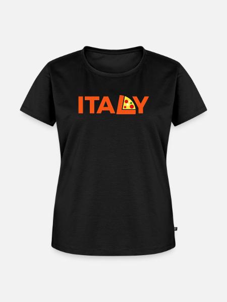 Italy - Frauen Premium Bio T-Shirt - Schwarz