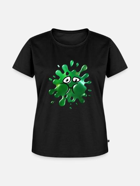 Kranker Schleim - Frauen Premium Bio T-Shirt - Schwarz
