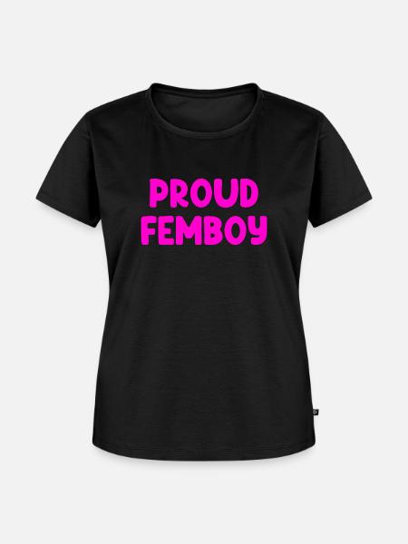 Proud Femboy - Frauen Premium Bio T-Shirt - Schwarz