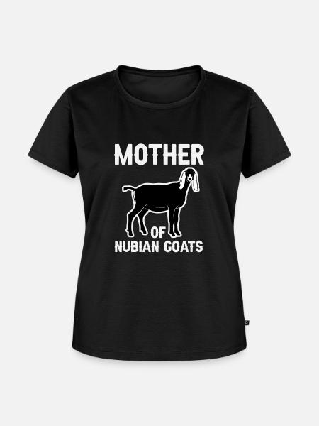 Nubische Ziegenmutter - Frauen Premium Bio T-Shirt - Schwarz