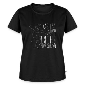 Das Ist Mein Handstand Shirt Sportverein Sport Han - Frauen Premium Bio T-Shirt - Schwarz - Vorne - Selfina (174cm)