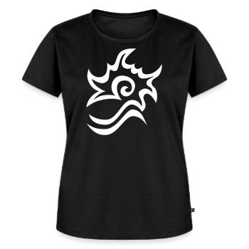 OSTWIND Aufbruch Nach Ora Brandzeichen - Frauen Premium Bio T-Shirt - Schwarz - Vorne - Selfina (174cm)
