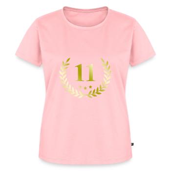 11 Number wreath - Women's Premium Organic T-shirt - rose - Front - AI Model Female 172 dark (172cm)