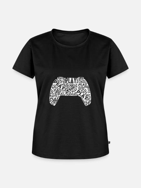 Play Game - Frauen Premium Bio T-Shirt - Schwarz