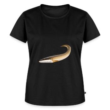 Eel - Women's Premium Organic T-shirt - black - Front - Selfina (174cm)