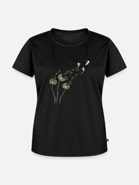 Löwenzahn Elfe - Frauen Premium Bio T-Shirt - Schwarz