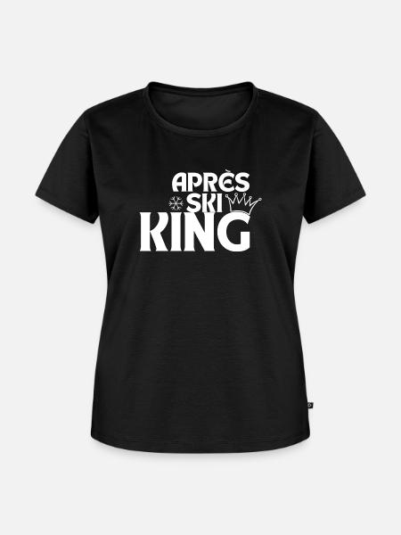 Aprés Ski - Frauen Premium Bio T-Shirt - Schwarz