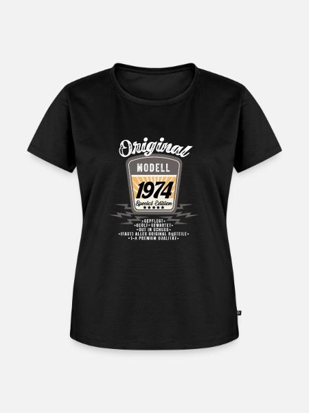 Modell 1974 - Frauen Premium Bio T-Shirt - Schwarz