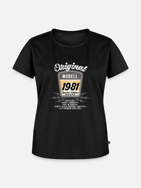 Modell 1981 - Frauen Premium Bio T-Shirt - Schwarz