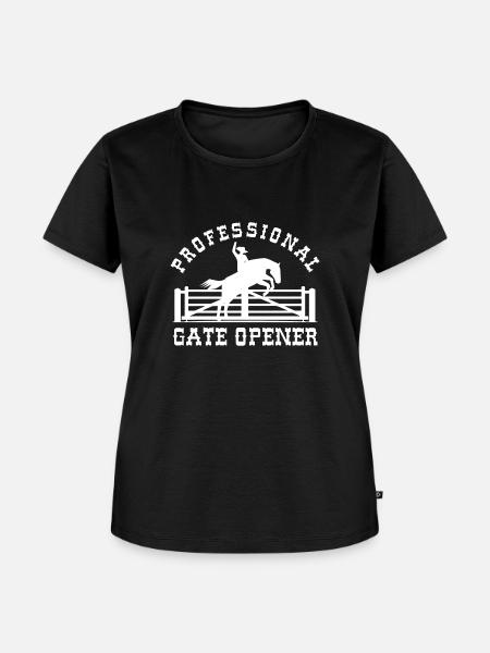 Professioneller Toröffner - Frauen Premium Bio T-Shirt - Schwarz
