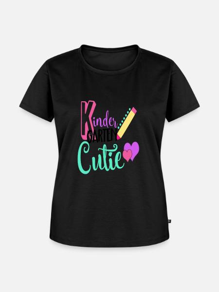 Kindergarten Cutie Shirt - Frauen Premium Bio T-Shirt - Schwarz