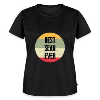 Best Sean Ever - Frauen Premium Bio T-Shirt - Schwarz - Vorne - Selfina (174cm)
