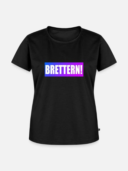 BRETTERN - Frauen Premium Bio T-Shirt - Schwarz
