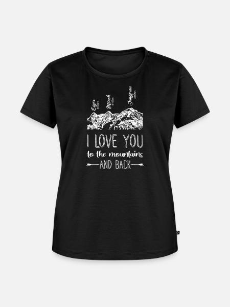 Jungfraujoch Eiger Nordwand - Frauen Premium Bio T-Shirt - Schwarz