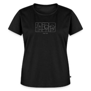 Glaube Hoffnung Liebe - Frauen Premium Bio T-Shirt - Schwarz - Vorne - Selfina (174cm)