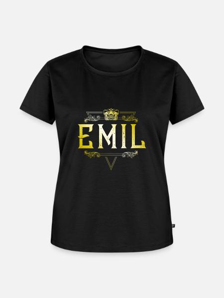 Emil - Frauen Premium Bio T-Shirt - Schwarz
