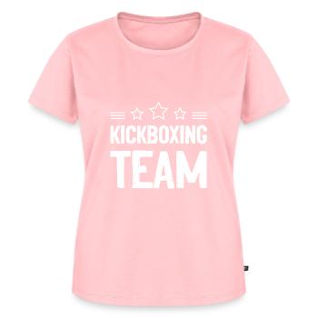 Kickboxing Team - Women's Premium Organic T-shirt - rose - Front - AI Model Female 172 dark (172cm)