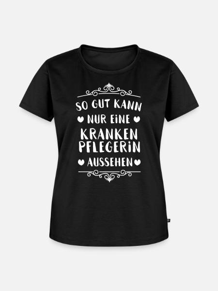 Krankenpflegerin - Frauen Premium Bio T-Shirt - Schwarz