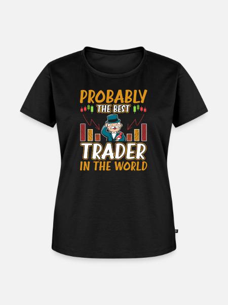 Forex trader #1 - Frauen Premium Bio T-Shirt - Schwarz