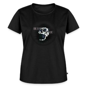 Buried Store - Frauen Premium Bio T-Shirt - Schwarz - Vorne - Selfina (174cm)