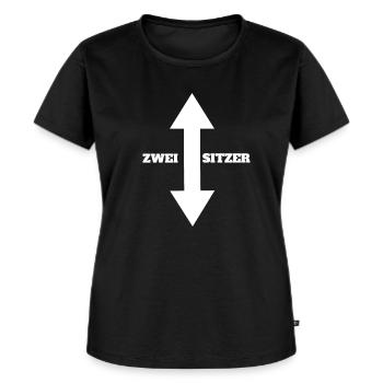 Stellung 69- Zweisitzer Malle Partyurlaub - Frauen Premium Bio T-Shirt - Schwarz - Vorne - Selfina (174cm)