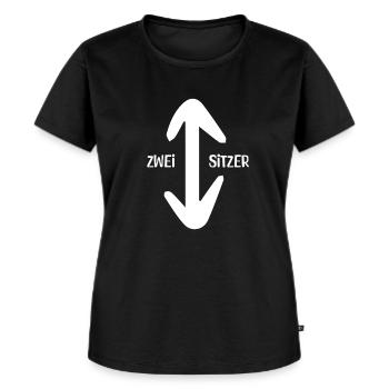 Stellung 69- Zweisitzer Malle Partyurlaub - Frauen Premium Bio T-Shirt - Schwarz - Vorne - Selfina (174cm)