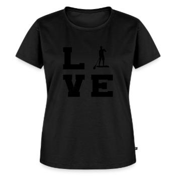 Herren Standup Paddleboard Standup Paddling - Frauen Premium Bio T-Shirt - Schwarz - Vorne - Selfina (174cm)