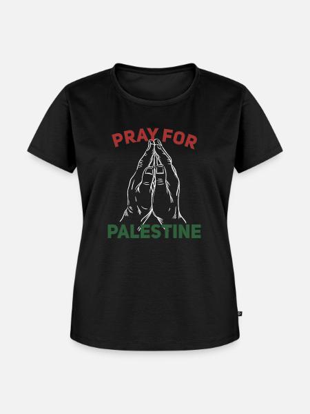 Palestina - Frauen Premium Bio T-Shirt - Schwarz